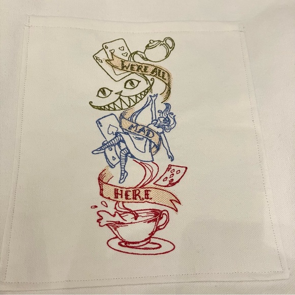 Handmade new Alice in Wonderland Tote bag - Picture 5 of 7